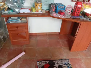 Mesa de escritorio estudio madera