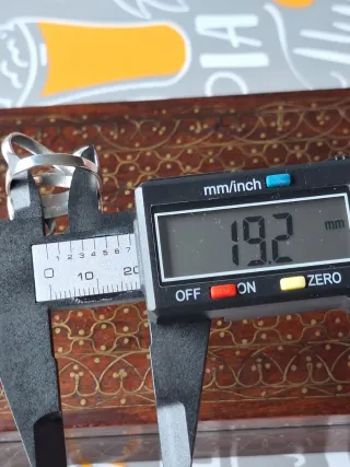 Antiguo Anillo de Plata 925 Diseño Entrelazado.