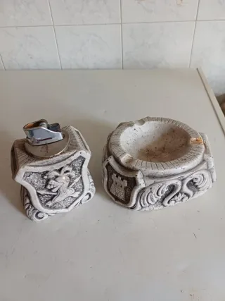 Cenicero y mechero años 70