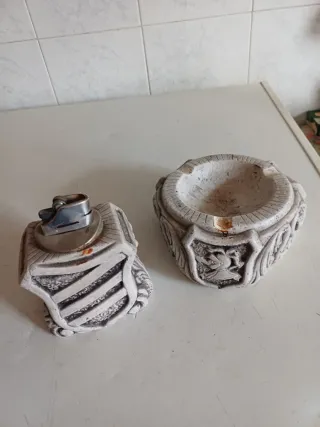 Cenicero y mechero años 70