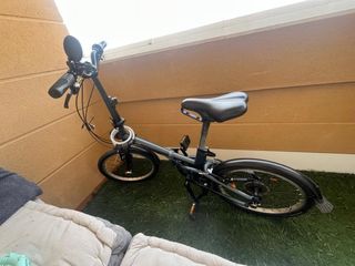 Bicicleta plegable negra Buen estado  Fold 500