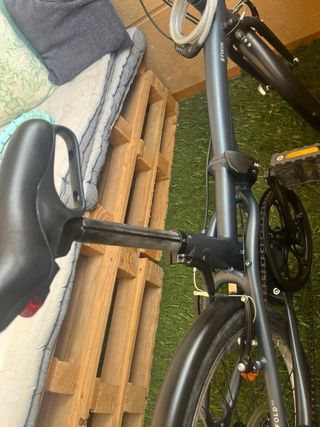 Bicicleta plegable negra Buen estado  Fold 500