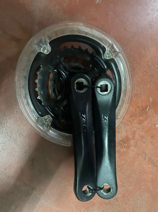 Platos y maneta bici infantil Shimano