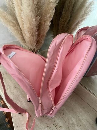 Raquetero rosa acolchado palas de pádel