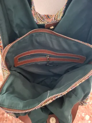 Bolso mujer estampado geométrico