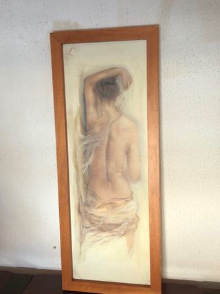 Marco de madera y plástico