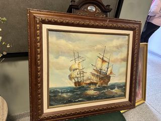 Marco de madera y plástico