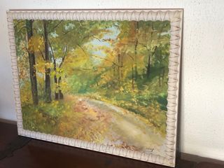 Marco de madera y plástico