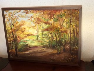 Marco de madera y plástico