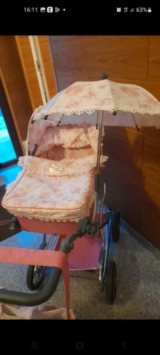 Carro de bebé De Cuevas Toys rosa