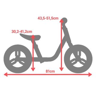 Bicicleta equilibrio Btwin rosa