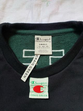 Felpa Craig Green x Champion Verde