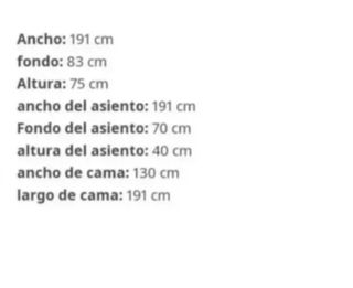 Sofá Cama IKEA 3 plazas