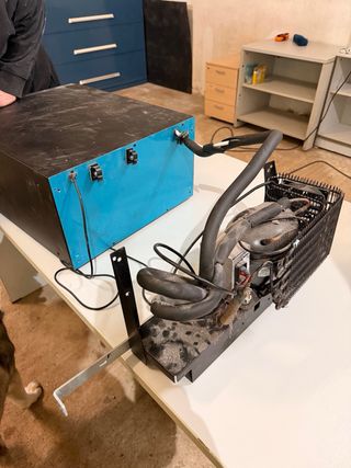 Nevera camión/camper marca Waeco + Conversor 12v