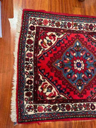 Alfombra persa de lana multicolor