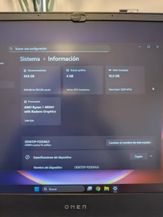 HP Omen 15 Portatile