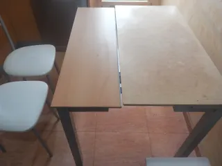 Mesa extensible y sillas cocina