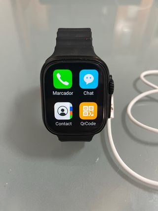 Reloj Smartwatch Negro y Multicolor