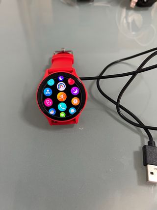 Reloj Smartwatch Negro y Multicolor