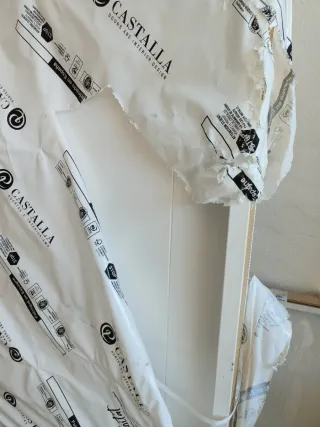 Puertas macizas blancas