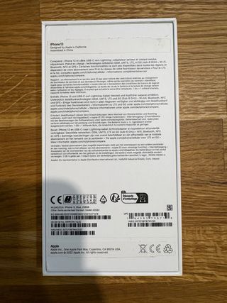 iPhone 13 Azul +funda para el movil