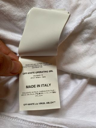 T-shirt Off-White x Bart Simpson bianca