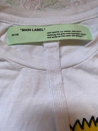 T-shirt Off-White x Bart Simpson bianca