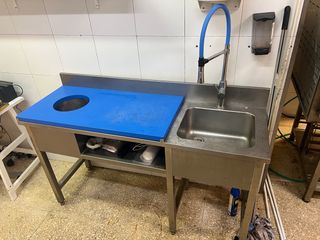 Pica pescadería acero inoxidable