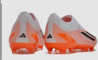 Zapatos de fútbol Adidas Naranja/Blanco