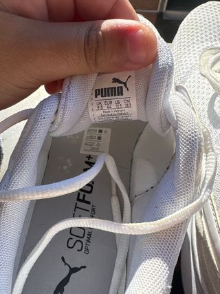 Zapatillas Puma Blancas/Crema