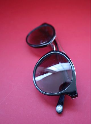 Gafas de sol vintage VSNO negras y plateadas