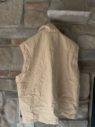 Gilet beige taglia XL