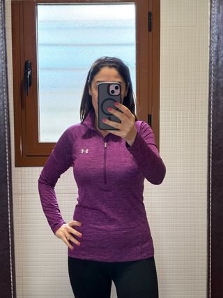 Sudadera Under Armour Heatgear Morada