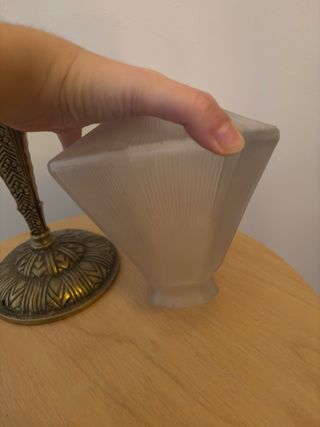 Lámpara Art Decó bronce