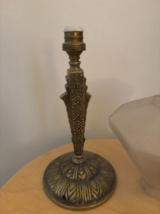 Lámpara Art Decó bronce