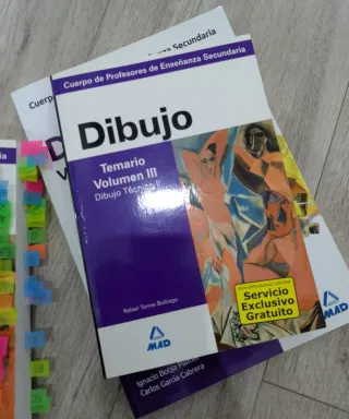 C. profesores de enseñanza secundaria. Dibujo.