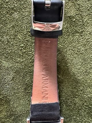 Reloj Emporio Armani Rectangular Plata Negro