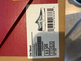 Vans Old School azules y verde unisex talla 38 jn