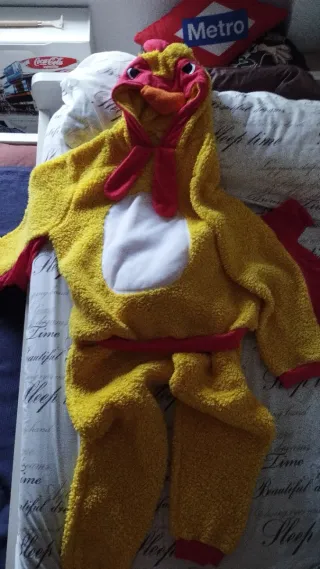 Disfraz de pollo para adulto