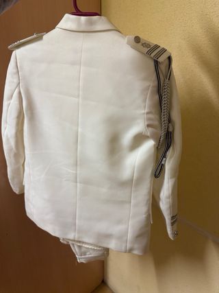 Traje de Comunión Blanco y Gris Kamil