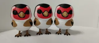 3 Figuras Jilguero Estilo Funko Pop