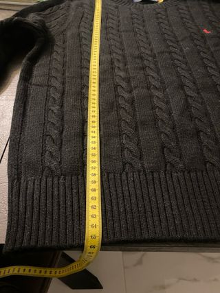 Maglione Polo Ralph Lauren Nero Intrecciato Tg M