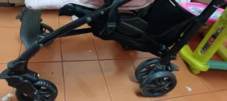 Silla de paseo ligera rosa