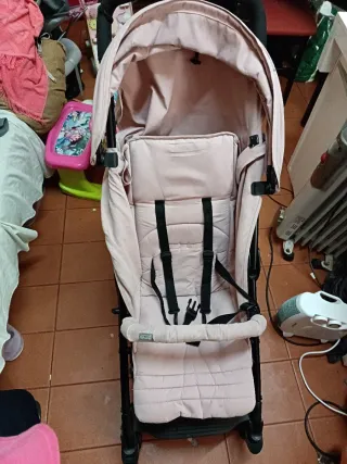 Silla de paseo ligera rosa