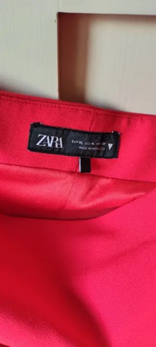 Vestido fruncido mujer rojo