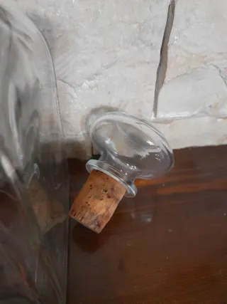 Bottiglia in vetro con tappo in sughero