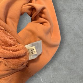 Felpa con cappuccio Adidas donna arancione