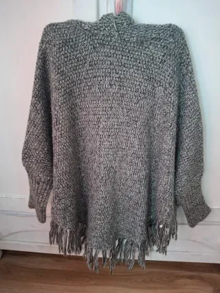 Jersey mujer flecos talla única