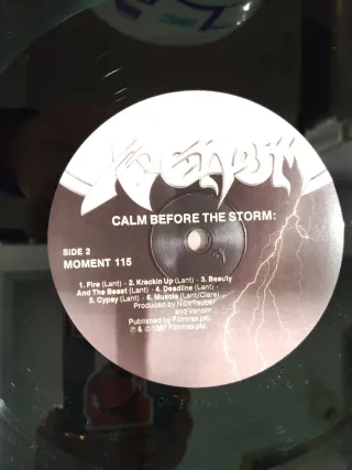 Vinilo Venom - Calm Before The Storm