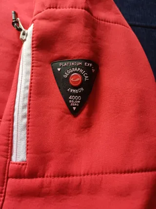 Chaqueta Softshell GEO-Norway Roja Talla L